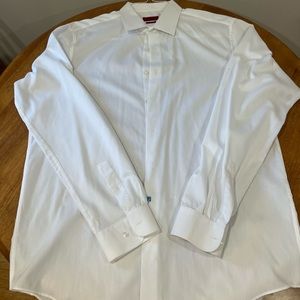 Alfani Fitted Stretch Button Up Down Dress Shirt